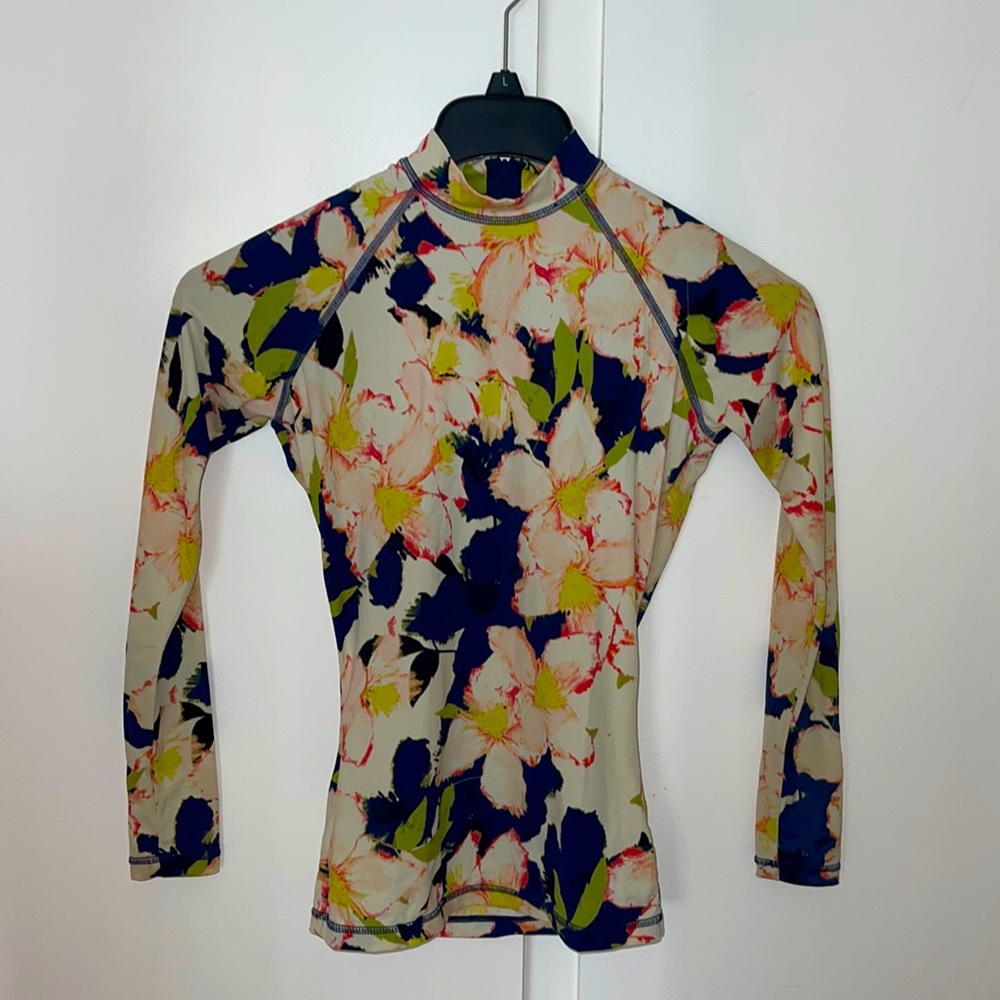 J. Crew Rash Guard UPF 50+ xsmall